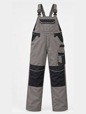 work-bib-trousers-grey-black Work Bib Trousers – Grey & Black